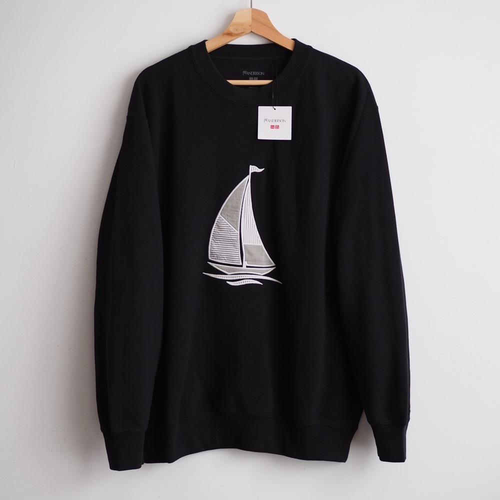 JW Anderson sailboat long sleeve uniqlo pullover sweatshirt new